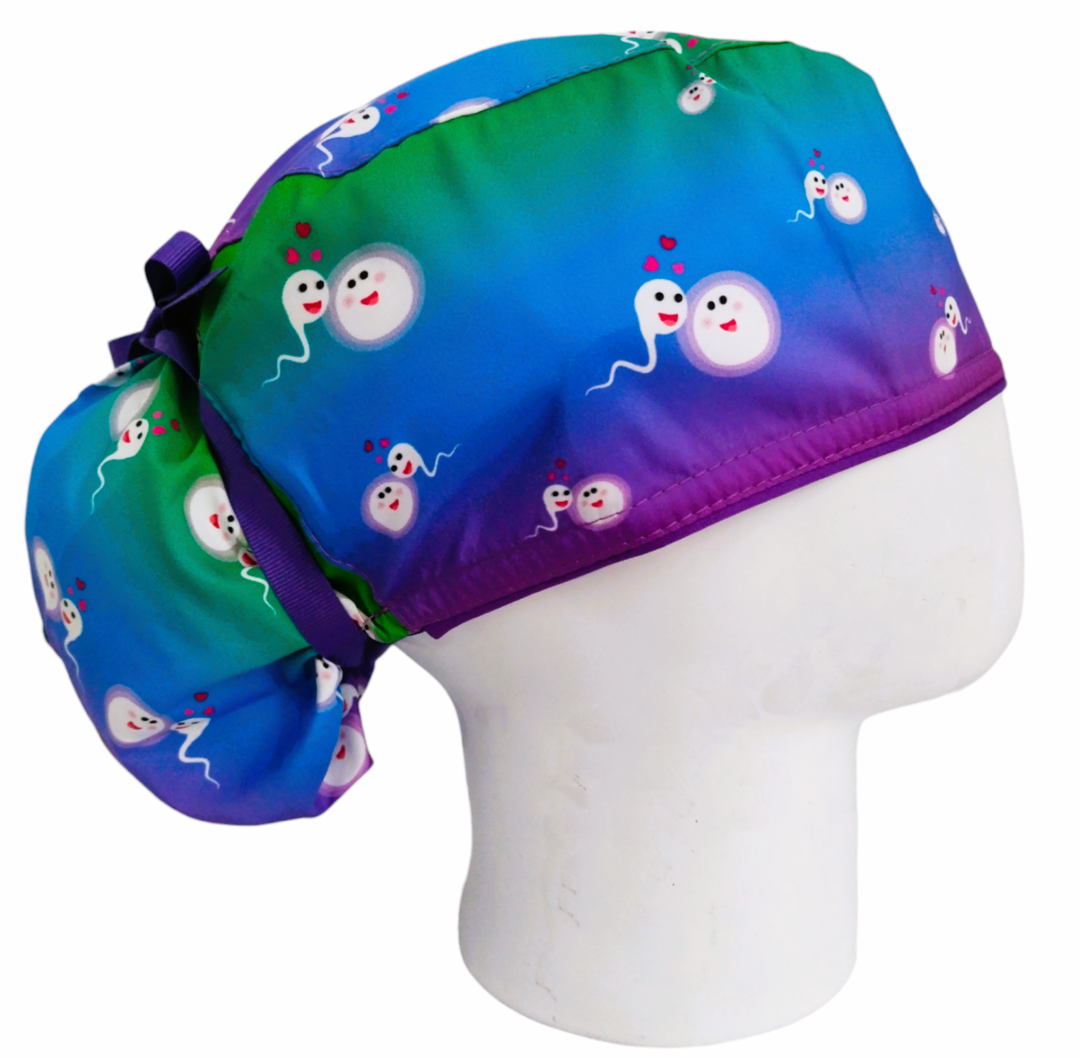 Gorro Quirúrgico Mujer y Portacarnet Fecundación - gorro antifluido para mujer Doctools - foto 2