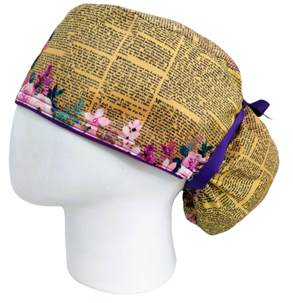 Gorro Quirúrgico Mujer y Portacarnet Libro Corazón - gorro antifluido para mujer Doctools - foto 1