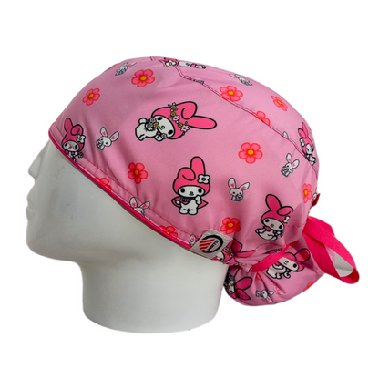 Gorro Quirúrgico Mujer y Portacarnet My Melody - gorro antifluido para mujer Doctools - foto 1