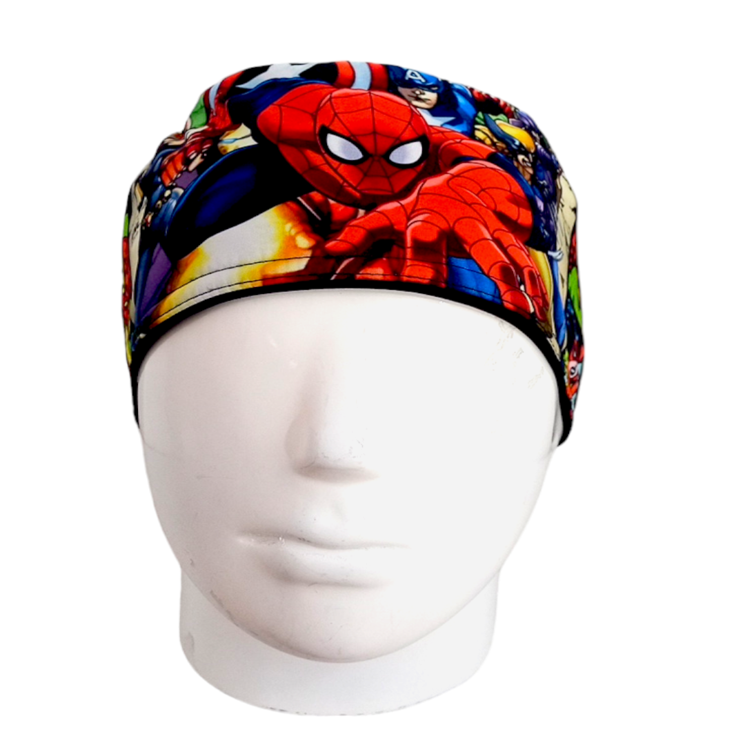 Gorro Quirúrgico Mujer y Portacarnet Cómic Marvel - gorro antifluido para mujer Doctools - foto 3