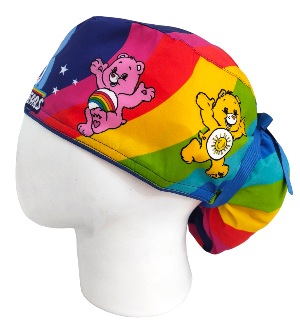 Gorro Quirúrgico Mujer y Portacarnet Ositos Arcoíris - gorro antifluido para mujer Doctools - foto 1