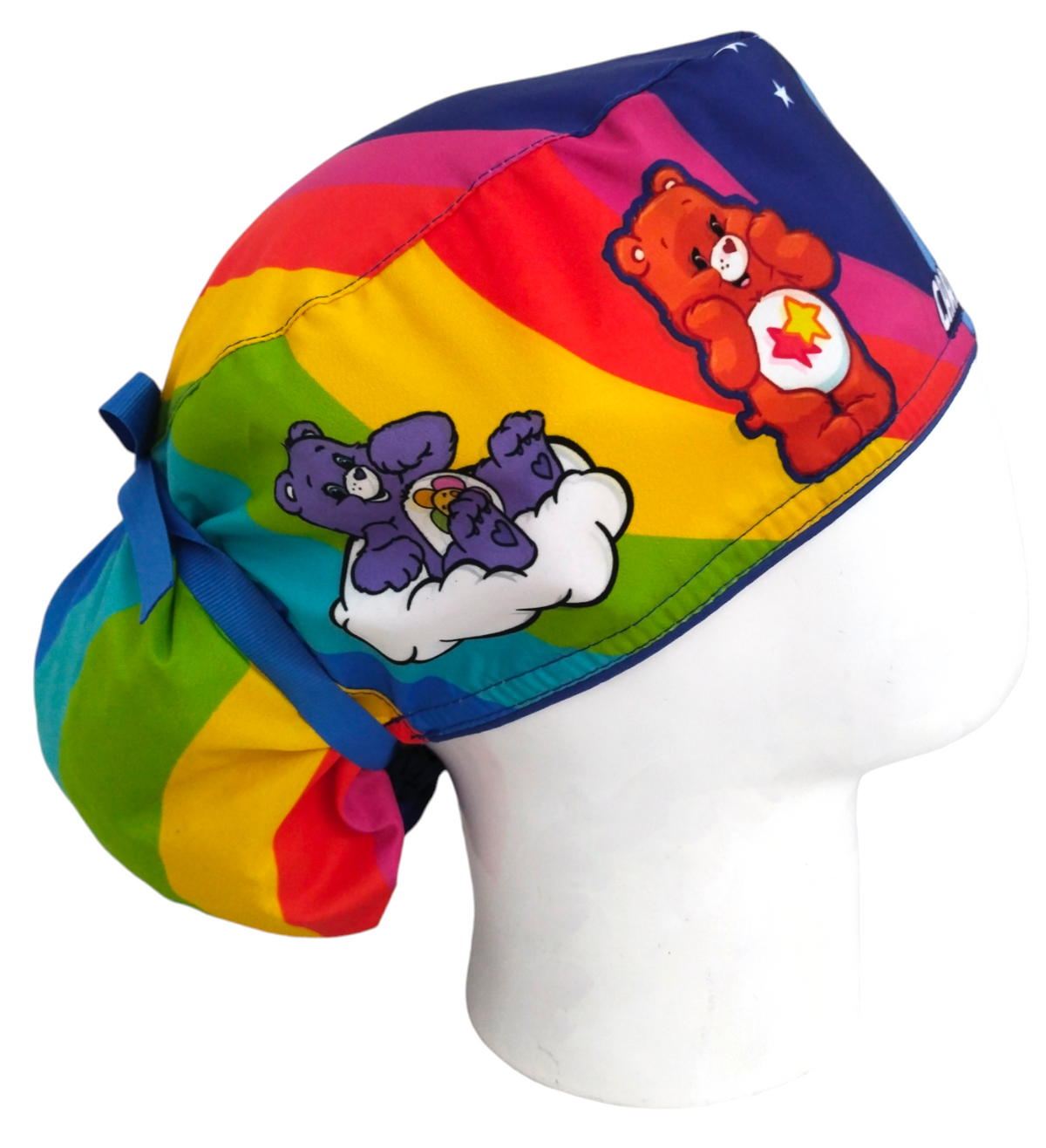 Gorro Quirúrgico Mujer y Portacarnet Ositos Arcoíris - gorro antifluido para mujer Doctools - foto 2
