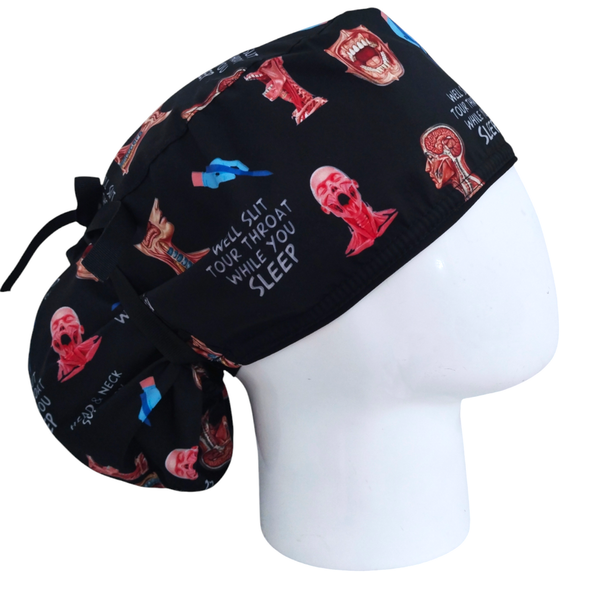 Gorro Quirúrgico Mujer y Portacarnet Cuello y Garganta - gorro antifluido para mujer Doctools - foto 2
