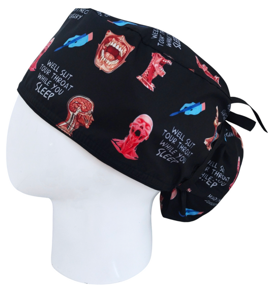 Gorro Quirúrgico Mujer y Portacarnet Cuello y Garganta - gorro antifluido para mujer Doctools - foto 1