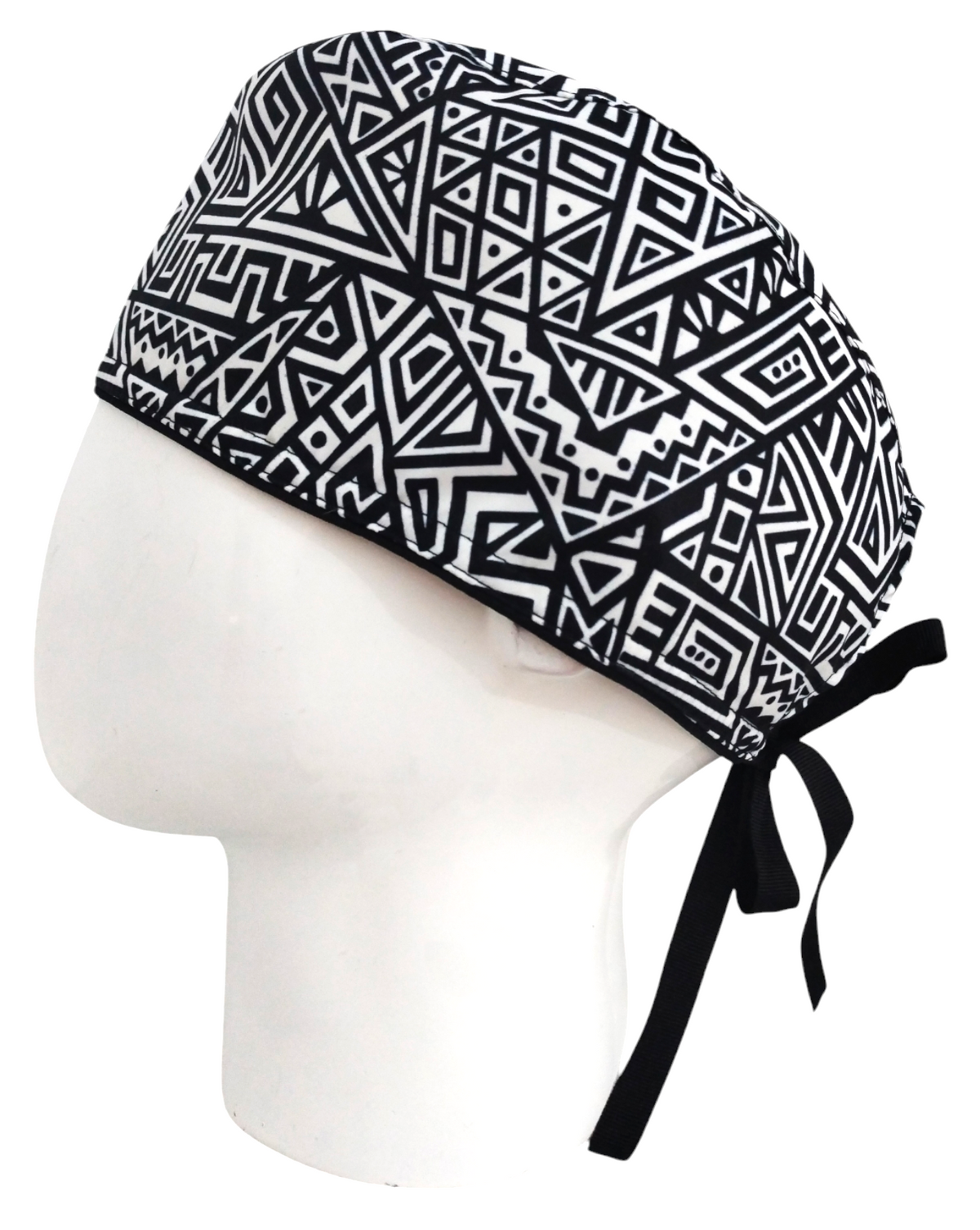 Gorro Quirúrgico Mujer y Portacarnet Textura Azteca - gorro antifluido para mujer Doctools - foto 1