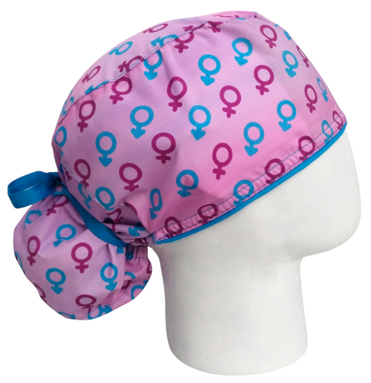 Gorro Quirúrgico Mujer y Portacarnet Género - gorro antifluido para mujer Doctools - foto 2