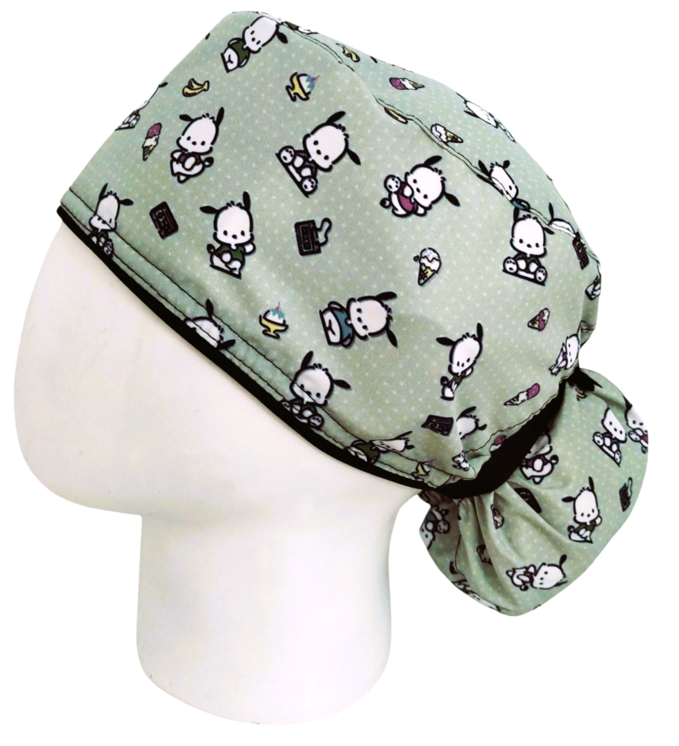 Gorro Quirúrgico Mujer y Portacarnet Pochacco - gorro antifluido para mujer Doctools - foto 1