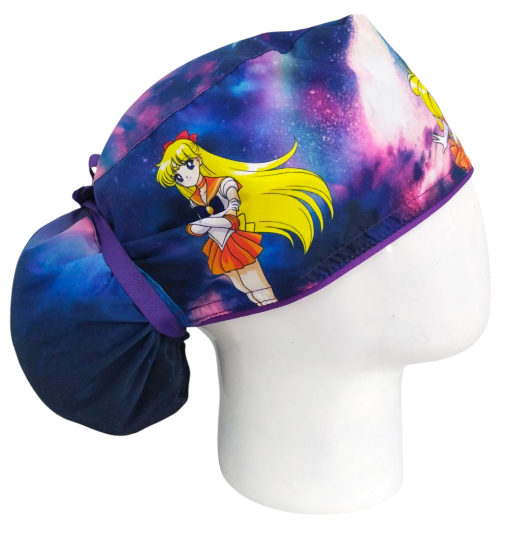 Gorro Quirúrgico Mujer y Portacarnet Venus Sailor Moon - gorro antifluido para mujer Doctools - foto 2