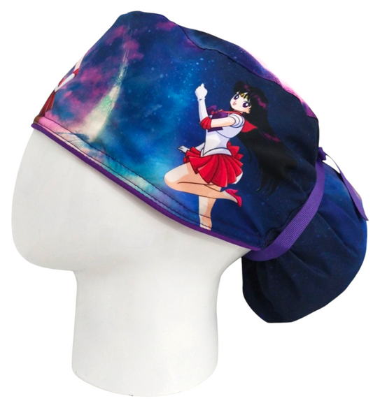 Gorro Quirúrgico Mujer y Portacarnet Marte Sailor Moon - gorro antifluido para mujer Doctools - foto 1
