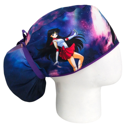 Gorro Quirúrgico Mujer y Portacarnet Marte Sailor Moon - gorro antifluido para mujer Doctools - foto 2
