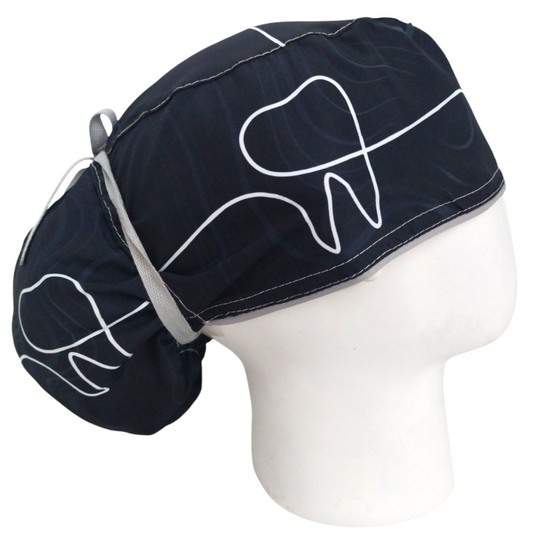 Gorro Quirúrgico Mujer y Portacarnet Odontología Lux - gorro antifluido para mujer Doctools - foto 2