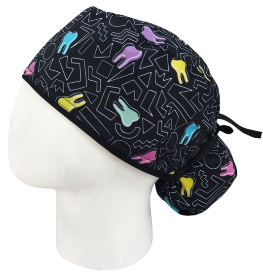 Gorro Quirúrgico Mujer y Portacarnet Urban Dent Odontología - gorro antifluido para mujer Doctools - foto 1