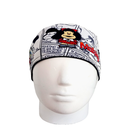 Gorro Quirúrgico Mujer y Portacarnet Mafalda Clásica - gorro antifluido para mujer Doctools - foto 3