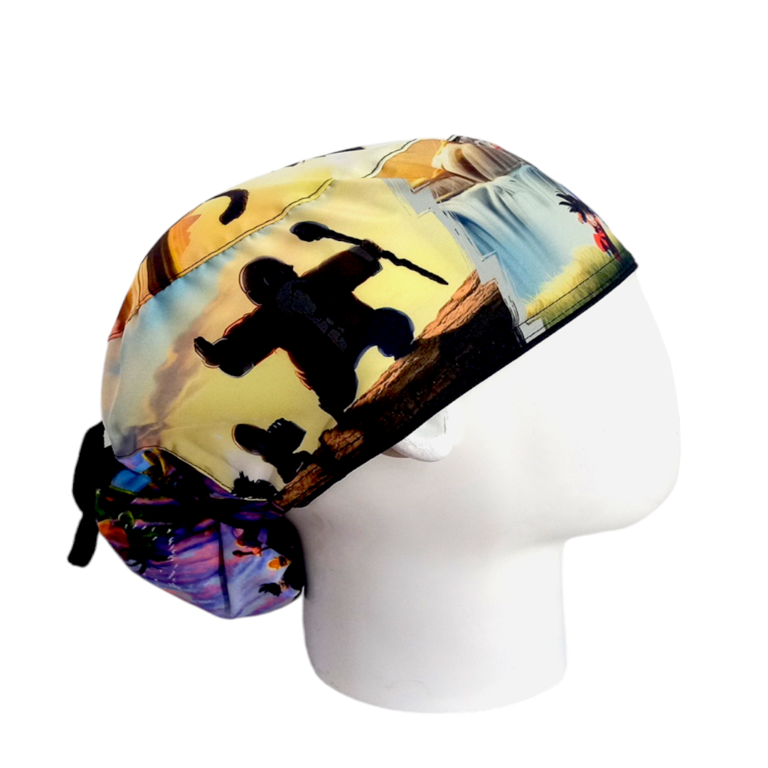 Gorro Quirúrgico Mujer y Portacarnet Maestro Roshi - gorro antifluido para mujer Doctools - foto 2