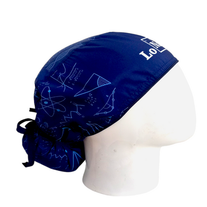 Gorro Quirúrgico Mujer y Portacarnet Los Odio a Todos Azul - gorro antifluido para mujer Doctools - foto 2