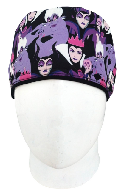 Gorro Quirúrgico Mujer y Portacarnet Villanas Lila - gorro antifluido para mujer Doctools - foto 3