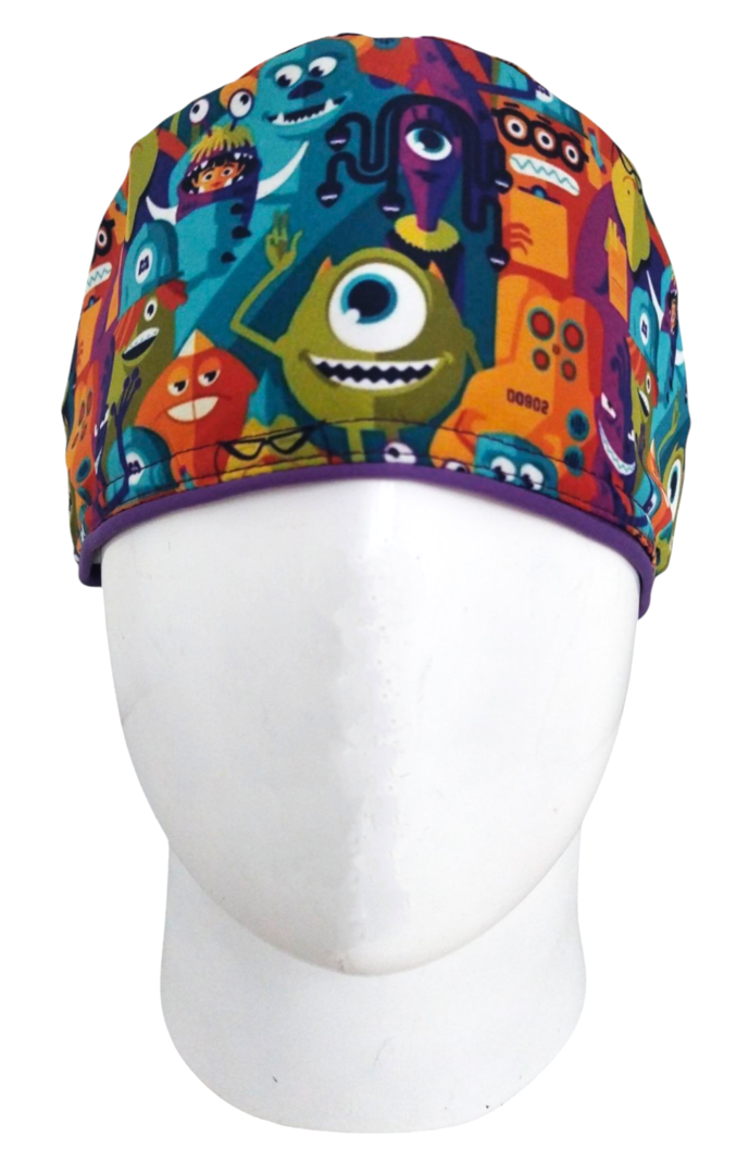 Gorro Quirúrgico Mujer y Portacarnet Monsters Inc Personajes - gorro antifluido para mujer Doctools - foto 3