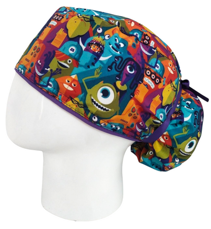 Gorro Quirúrgico Mujer y Portacarnet Monsters Inc Personajes - gorro antifluido para mujer Doctools - foto 1