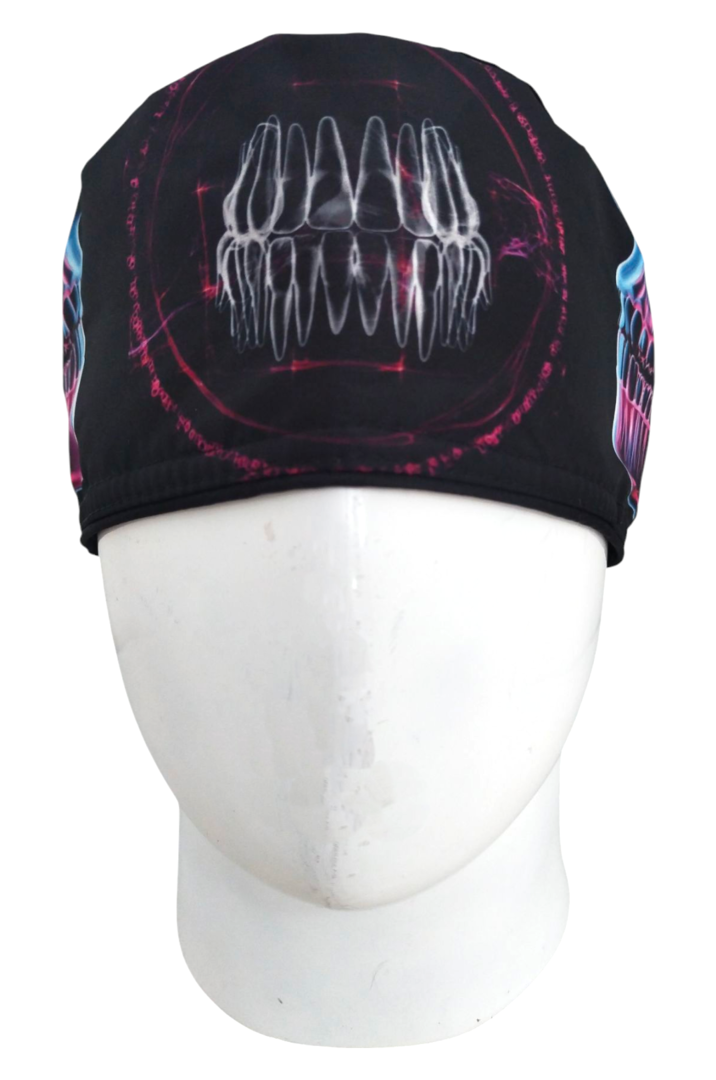 Gorro Quirúrgico Mujer y Portacarnet RX Dental Fucsia - gorro antifluido para mujer Doctools - foto 3