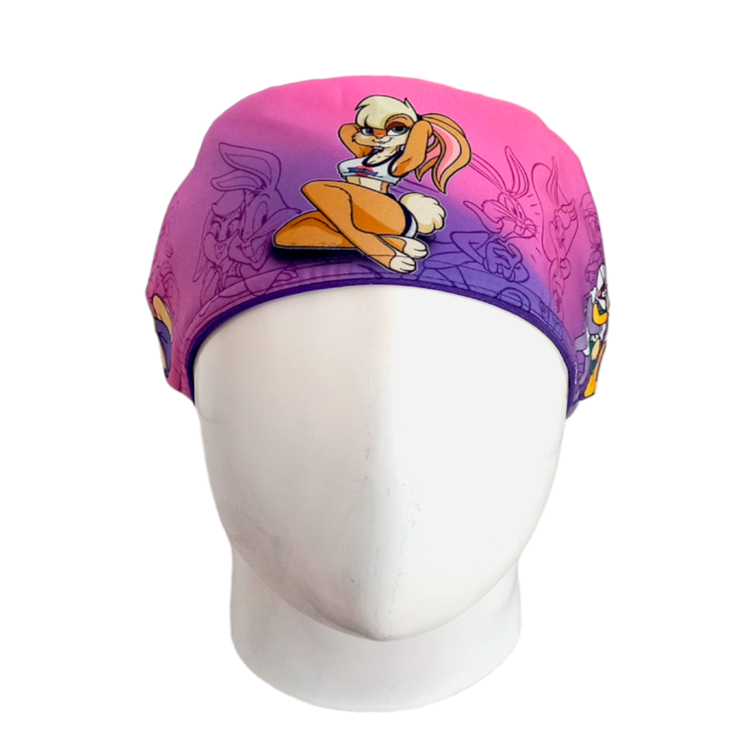 Gorro Quirúrgico Mujer y Portacarnet Lola Bunny - gorro antifluido para mujer Doctools - foto 3