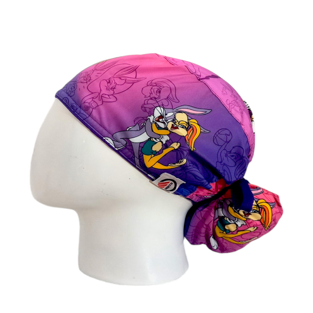 Gorro Quirúrgico Mujer y Portacarnet Lola Bunny - gorro antifluido para mujer Doctools - foto 1