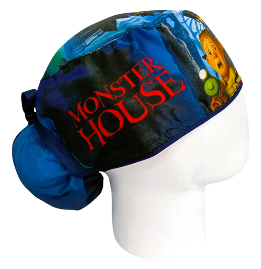 Gorro Quirúrgico Mujer y Portacarnet Monster House - gorro antifluido para mujer Doctools - foto 2
