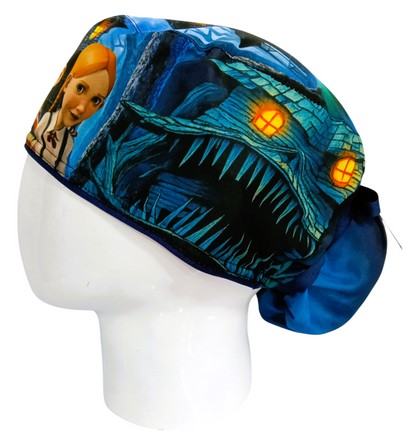 Gorro Quirúrgico Mujer y Portacarnet Monster House - gorro antifluido para mujer Doctools - foto 1
