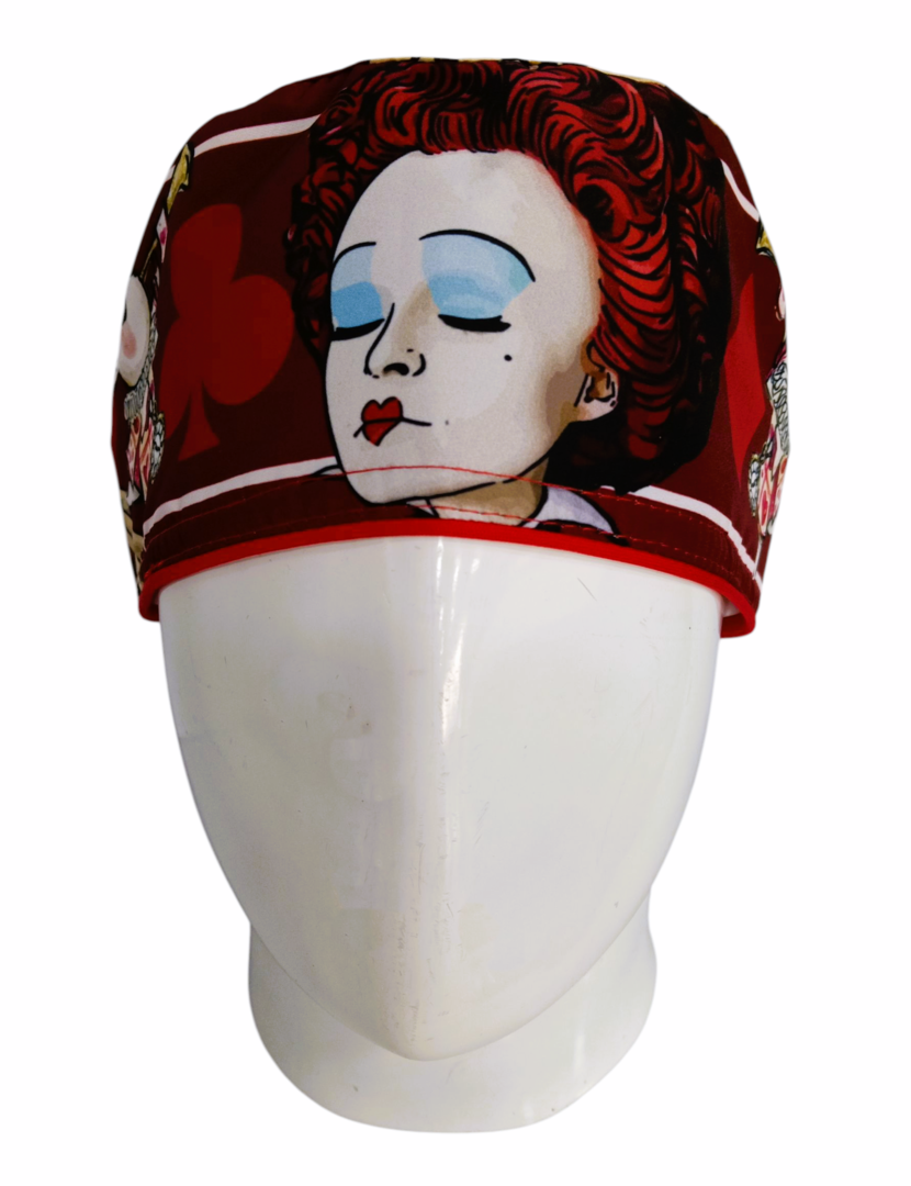 Gorro Quirúrgico Mujer y Portacarnet Reina de Corazones - gorro antifluido para mujer Doctools - foto 2