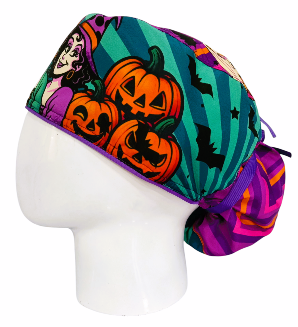 Gorro Quirúrgico Mujer y Portacarnet Hocus Pocus - gorro antifluido para mujer Doctools - foto 1