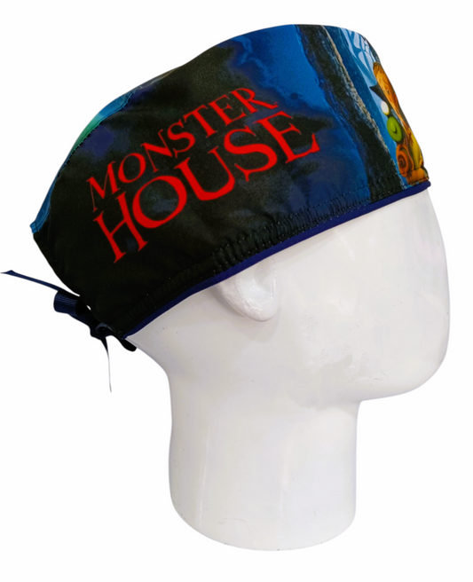 Gorro Quirúrgico Mujer y Portacarnet Monster House Halloween - gorro antifluido para mujer Doctools - foto 2