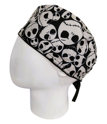 Gorro Quirúrgico Mujer y Portacarnet Jack Negro Caritas - gorro antifluido para mujer Doctools - foto 1