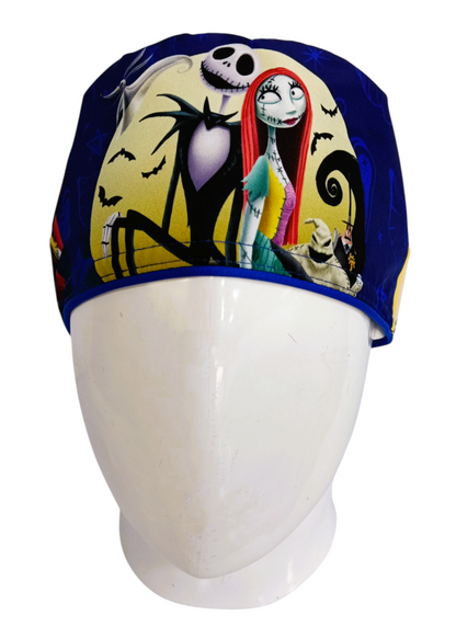 Gorro Quirúrgico Mujer y Portacarnet Love Jack Azul - gorro antifluido para mujer Doctools - foto 3
