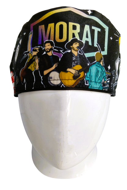 Gorro Quirúrgico Mujer y Portacarnet Morat Negro - gorro antifluido para mujer Doctools - foto 3