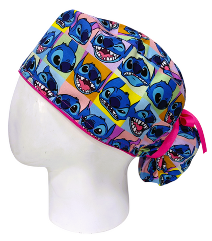 Gorro Quirúrgico Mujer y Portacarnet Collage Stitch - gorro antifluido para mujer Doctools - foto 1