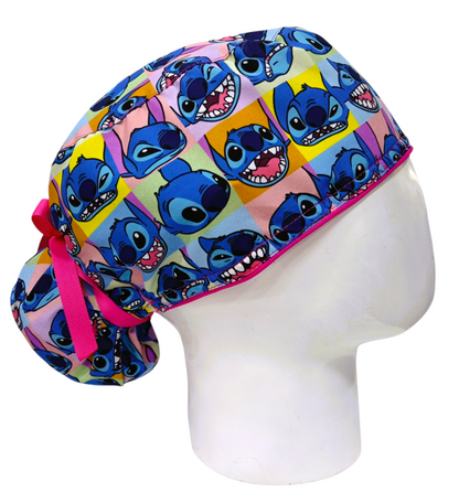 Gorro Quirúrgico Mujer y Portacarnet Collage Stitch - gorro antifluido para mujer Doctools - foto 2