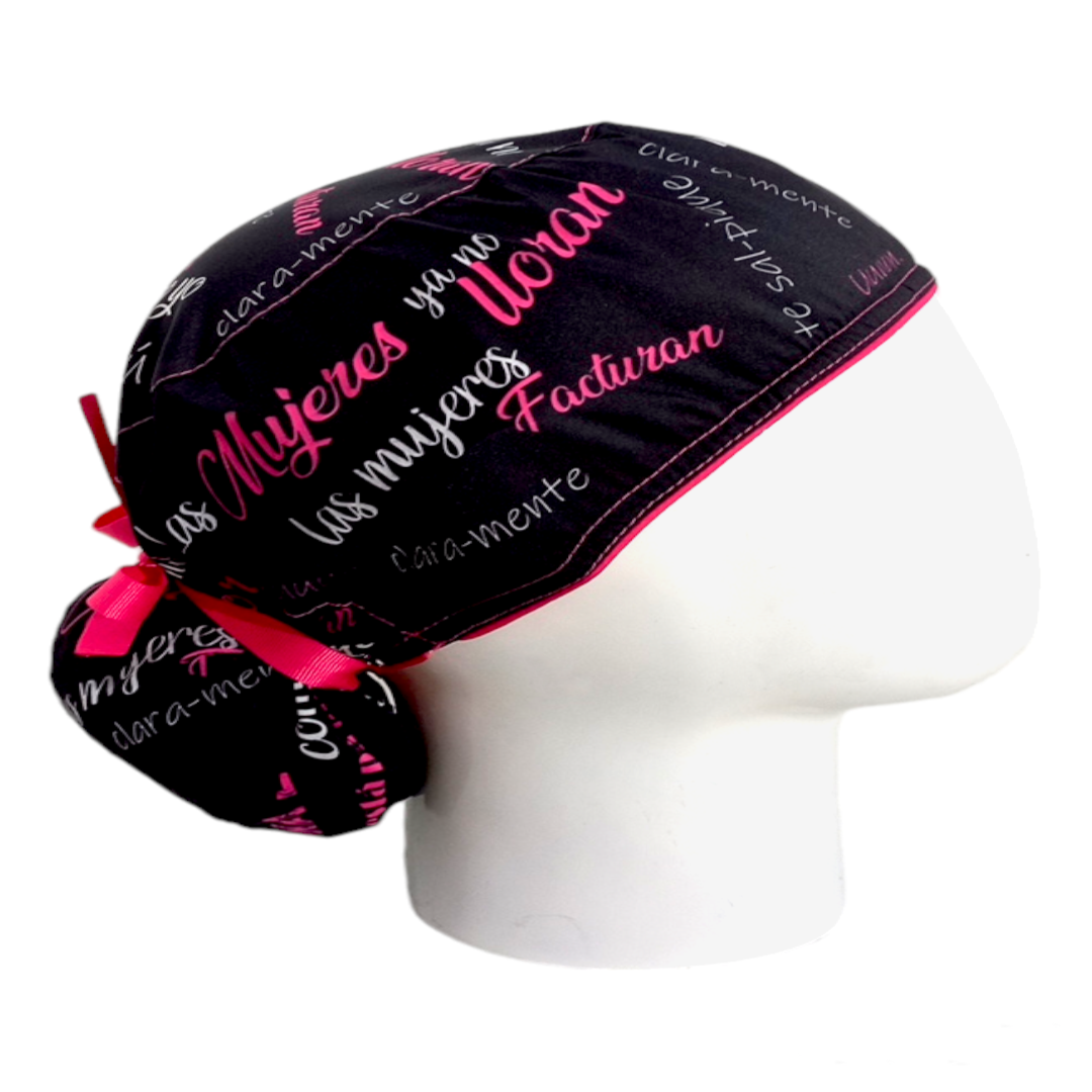Gorro Quirúrgico Mujer y Portacarnet Las Mujeres Facturan - gorro antifluido para mujer Doctools - foto 2