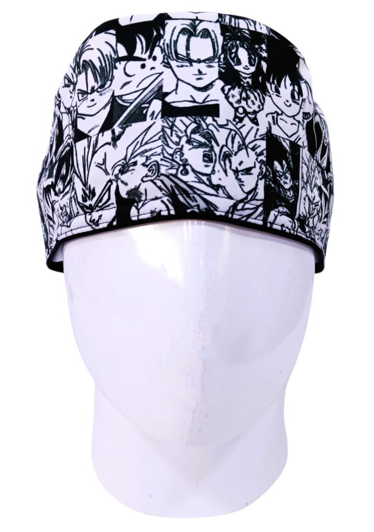 Gorro Quirúrgico Mujer y Portacarnet Manga Dragon Ball - gorro antifluido para mujer Doctools - foto 3