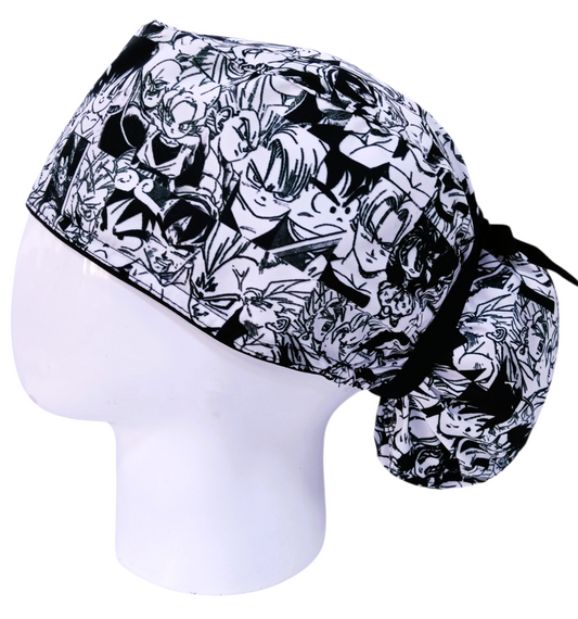 Gorro Quirúrgico Mujer y Portacarnet Manga Dragon Ball - gorro antifluido para mujer Doctools - foto 1