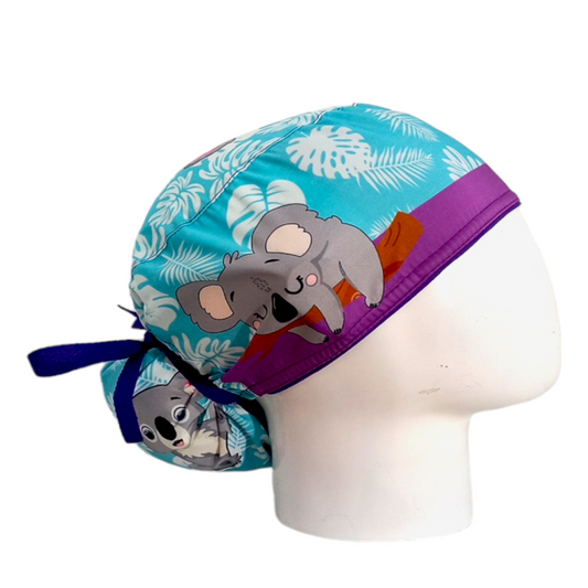 Gorro Quirúrgico Mujer y Portacarnet Koala - gorro antifluido para mujer Doctools - foto 2