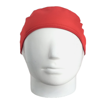 Gorro Quirúrgico Mujer y Portacarnet Unicolor Rojo - gorro antifluido para mujer Doctools - foto 3