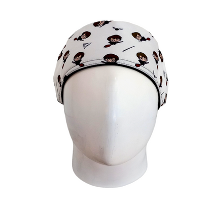 Gorro Quirúrgico Mujer y Portacarnet Harry Potter Escobas - gorro antifluido para mujer Doctools - foto 3