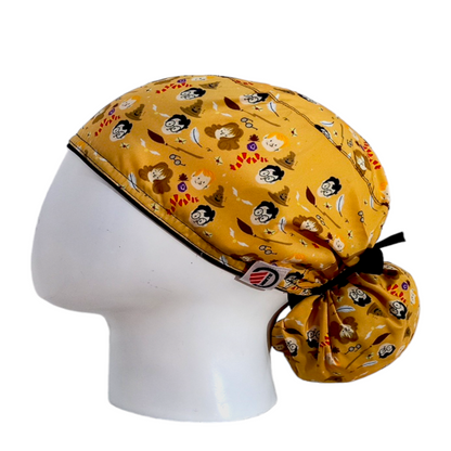 Gorro Quirúrgico Mujer y Portacarnet Harry Potter Beige - gorro antifluido para mujer Doctools - foto 1