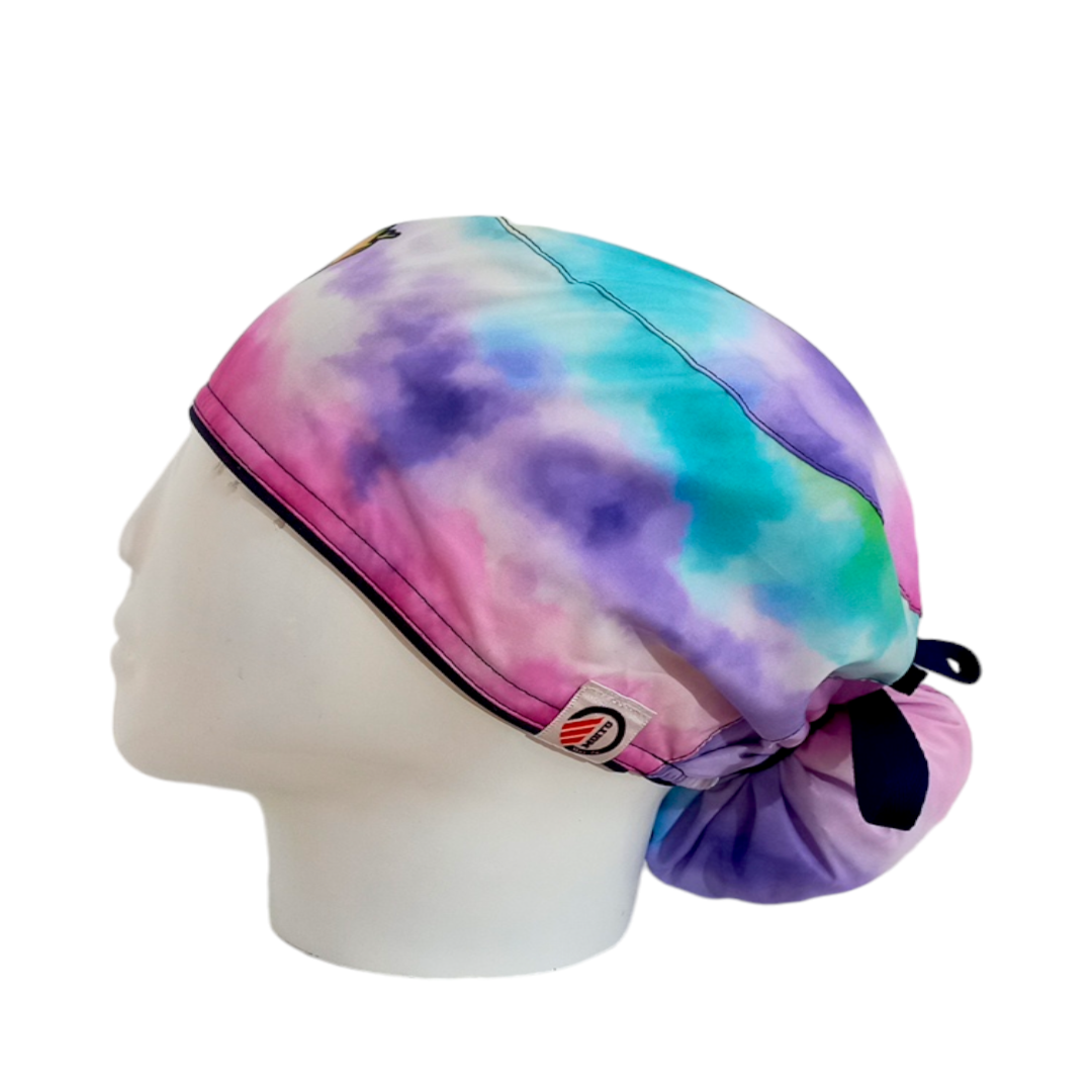Gorro Quirúrgico Mujer y Portacarnet Groot Rosado - gorro antifluido para mujer Doctools - foto 1