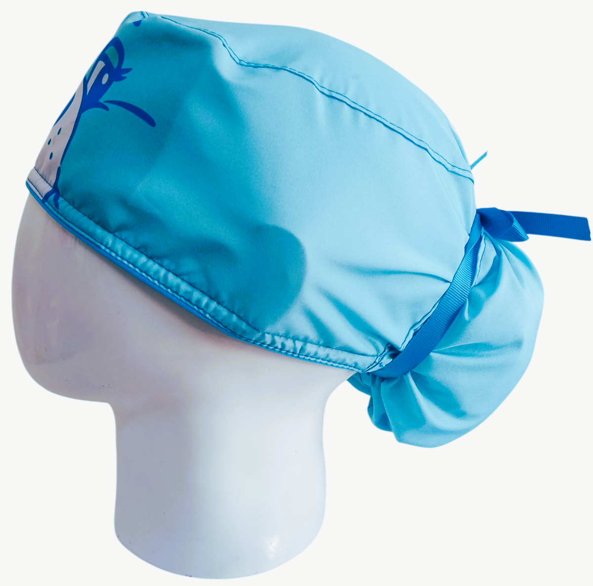 Gorro Quirúrgico Mujer y Portacarnet Ositos Cariñositos Azul - gorro antifluido para mujer Doctools - foto 1