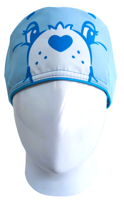 Gorro Quirúrgico Mujer y Portacarnet Ositos Cariñositos Azul - gorro antifluido para mujer Doctools - foto 3