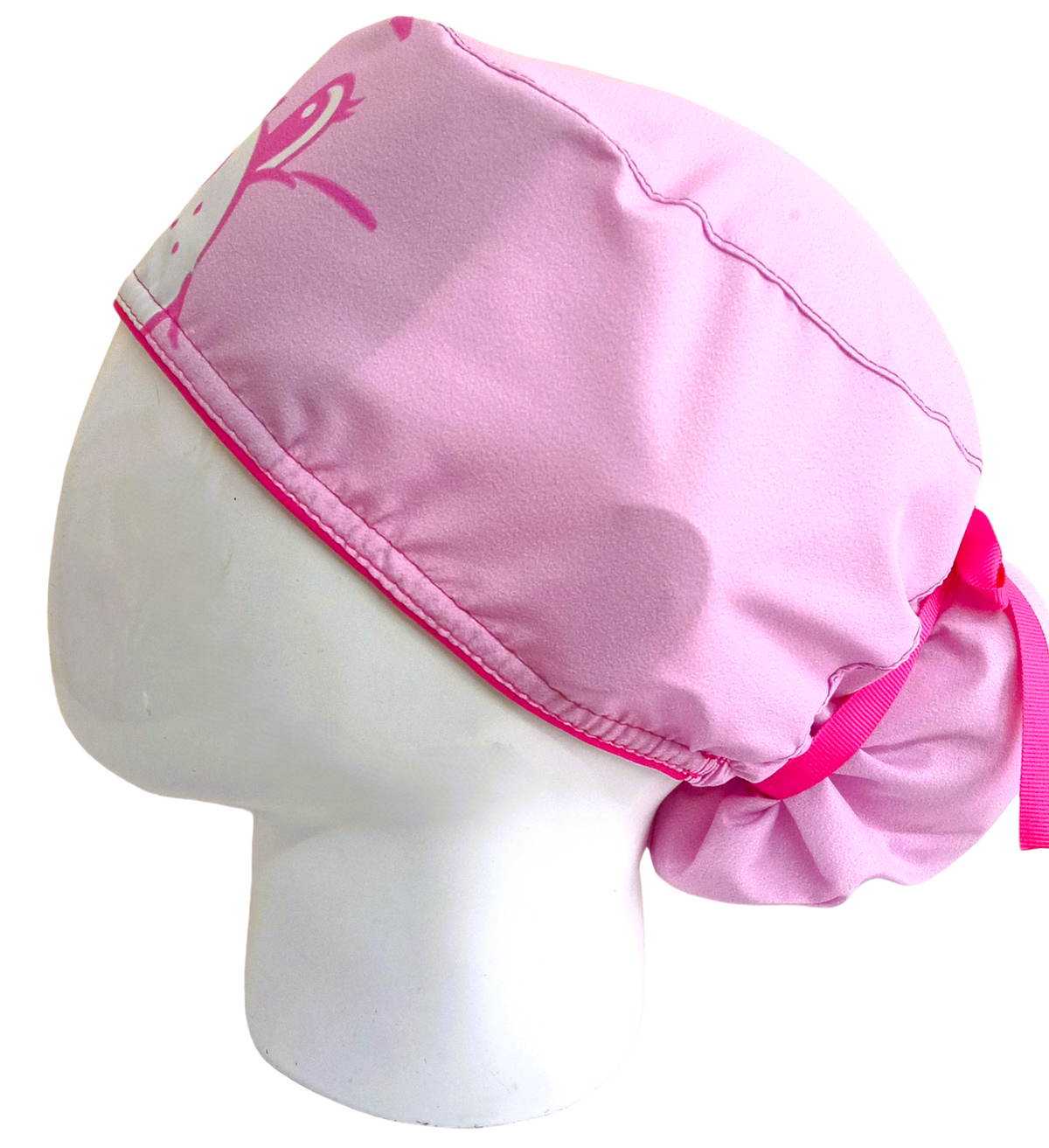 Gorro Quirúrgico Mujer y Portacarnet Ositos Cariñositos Rosa - gorro antifluido para mujer Doctools - foto 1