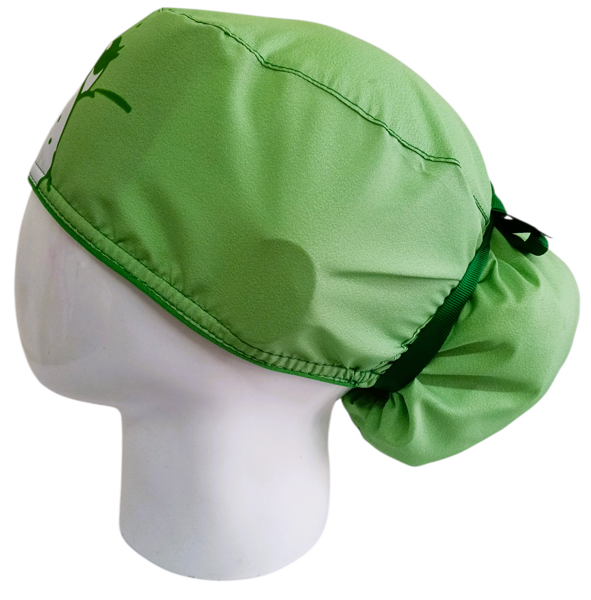 Gorro Quirúrgico Mujer y Portacarnet Ositos Cariñositos Verde - gorro antifluido para mujer Doctools - foto 1