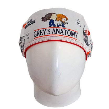 Gorro Quirúrgico Mujer y Portacarnet Grey's Anatomy Íconos - gorro antifluido para mujer Doctools - foto 3