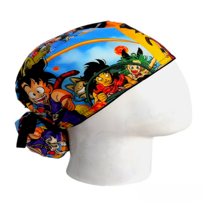 Gorro Quirúrgico Mujer y Portacarnet Goku Niño - gorro antifluido para mujer Doctools - foto 2