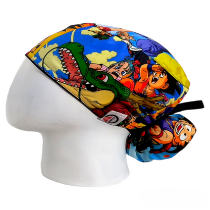 Gorro Quirúrgico Mujer y Portacarnet Goku Niño - gorro antifluido para mujer Doctools - foto 1
